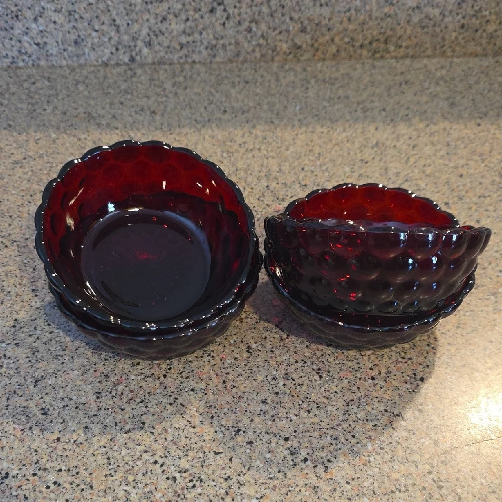 Anchor Hocking Ruby Red Dinnerware Set